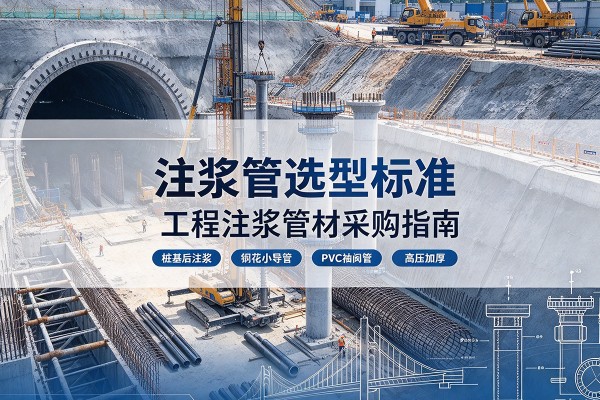 苍溪注浆管选型标准