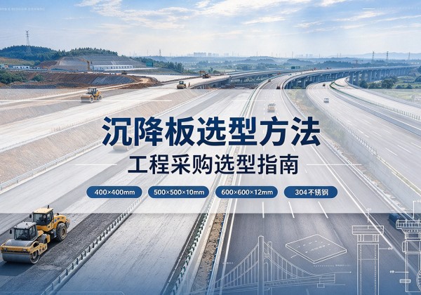 苍溪沉降板选择方法